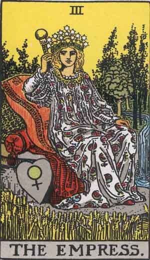 The Empress Rider Waite Smith Tarot Card