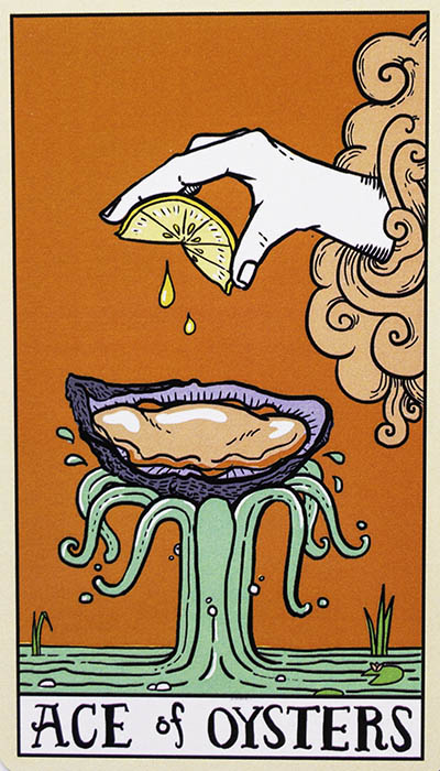 Ace of Oysters - Delta Enduring Tarot