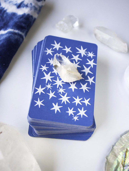 Cleansing Tarot Cards with Crystals