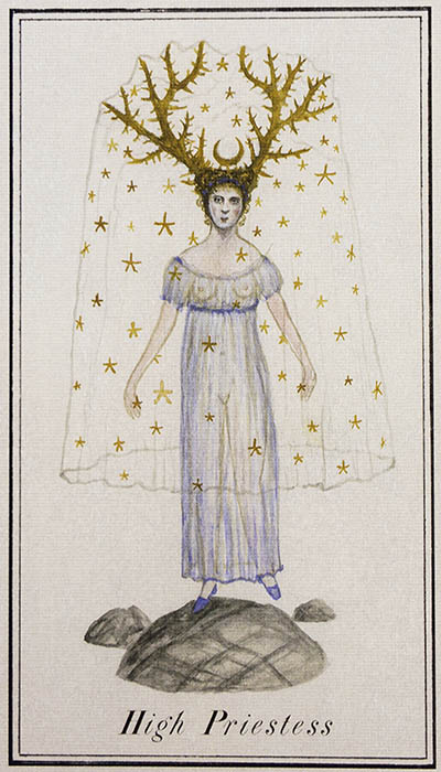 High Priestess - Carnival at the End of the World Tarot