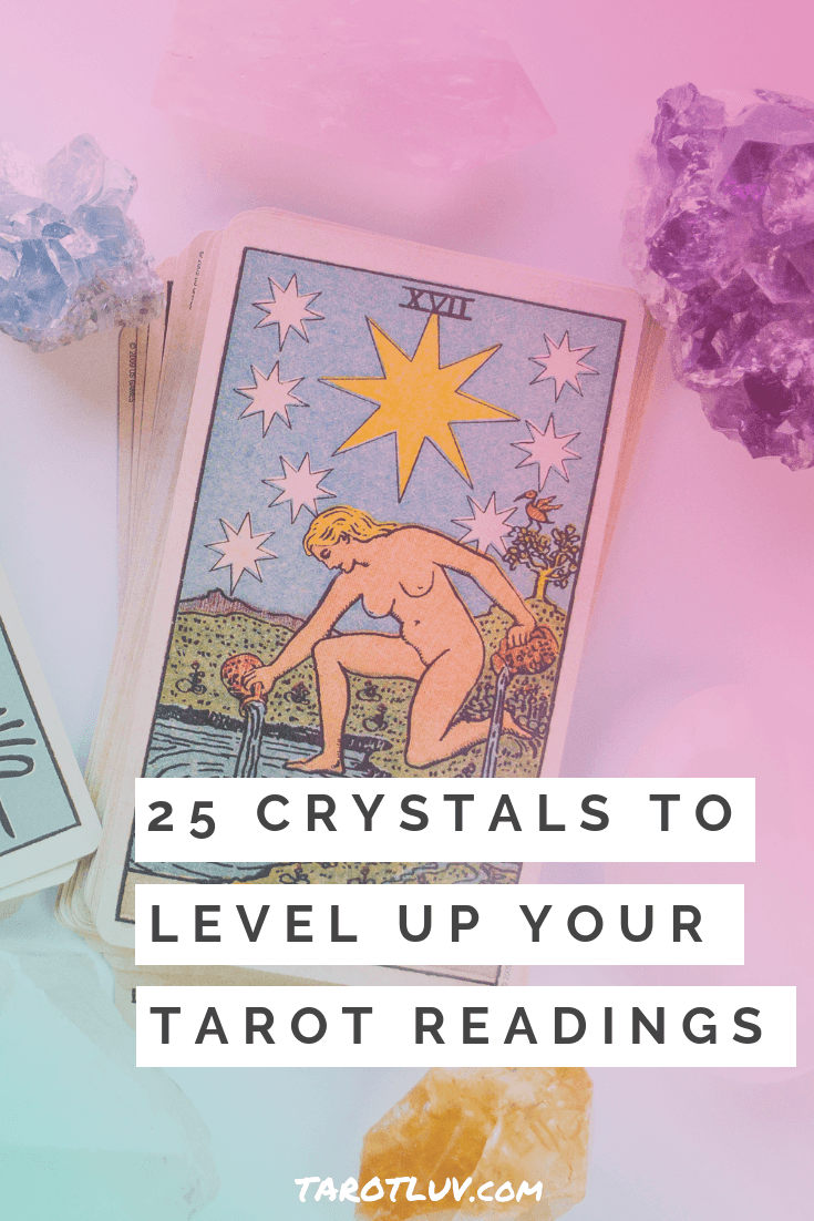 25 Crystals to Level Up Your Tarot Readings - Pin
