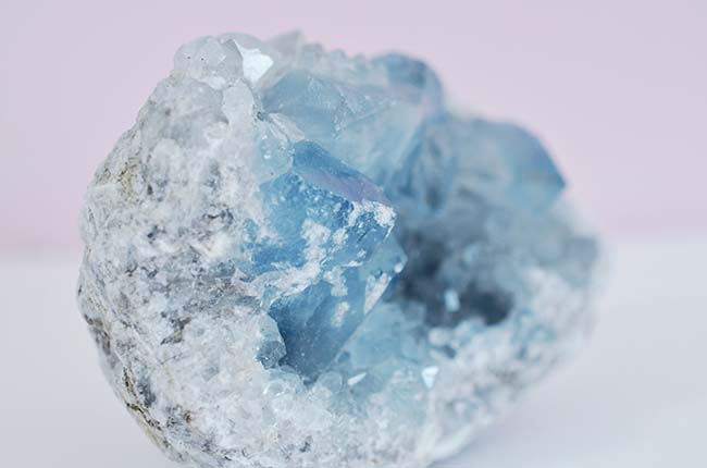 Celestite - Tarot Cards and Crystals