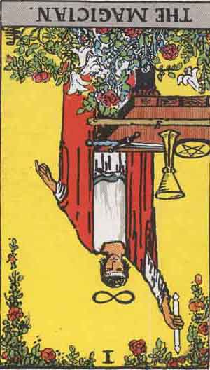 The Magician Tarot Card Reversed Meanings