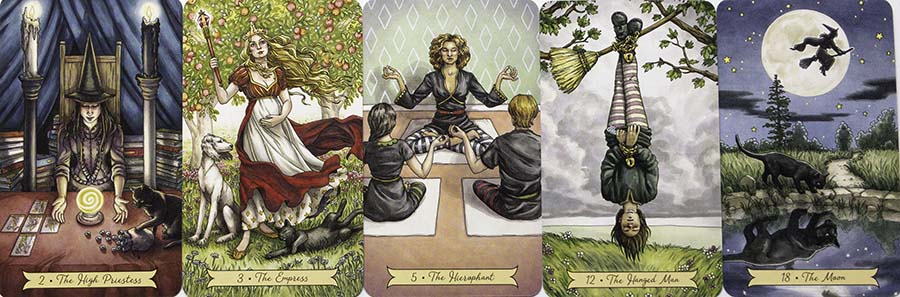 Everyday Witch Tarot Art Major Arcana Cards Review