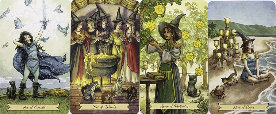 Everyday Witch Tarot Art Minor Arcana Cards Review
