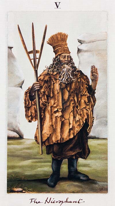 Pagan Otherworlds Tarot Hierophant Card Meaning