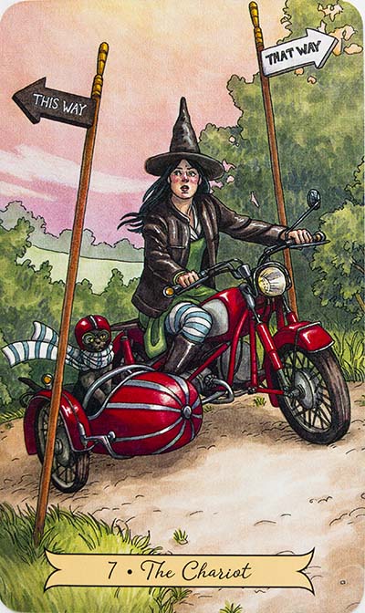 Everyday Witch Tarot Chariot Card Meaning