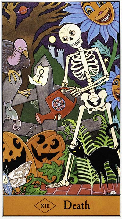 The Halloween Tarot - Death Card Meaning