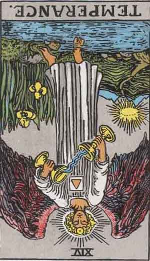 Temperance Reversed Tarot Card Meanings