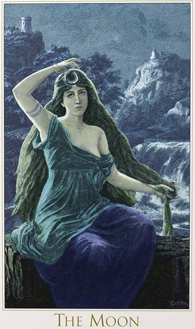 The Victorian Romantic Tarot - The Moon Card Meaning