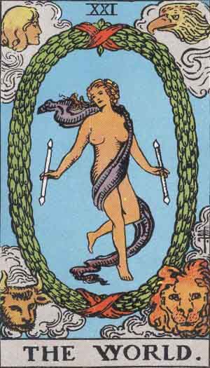 The World Tarot Card Meanings