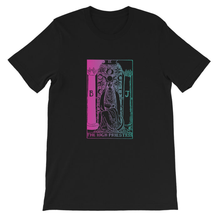 The High Priestess Tarot Card Tarotluv Style T-shirt