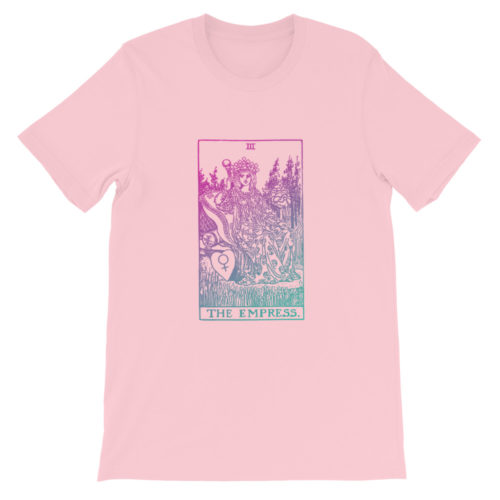 The Empress Tarot Card Pastel Aesthetic T-shirt Pink